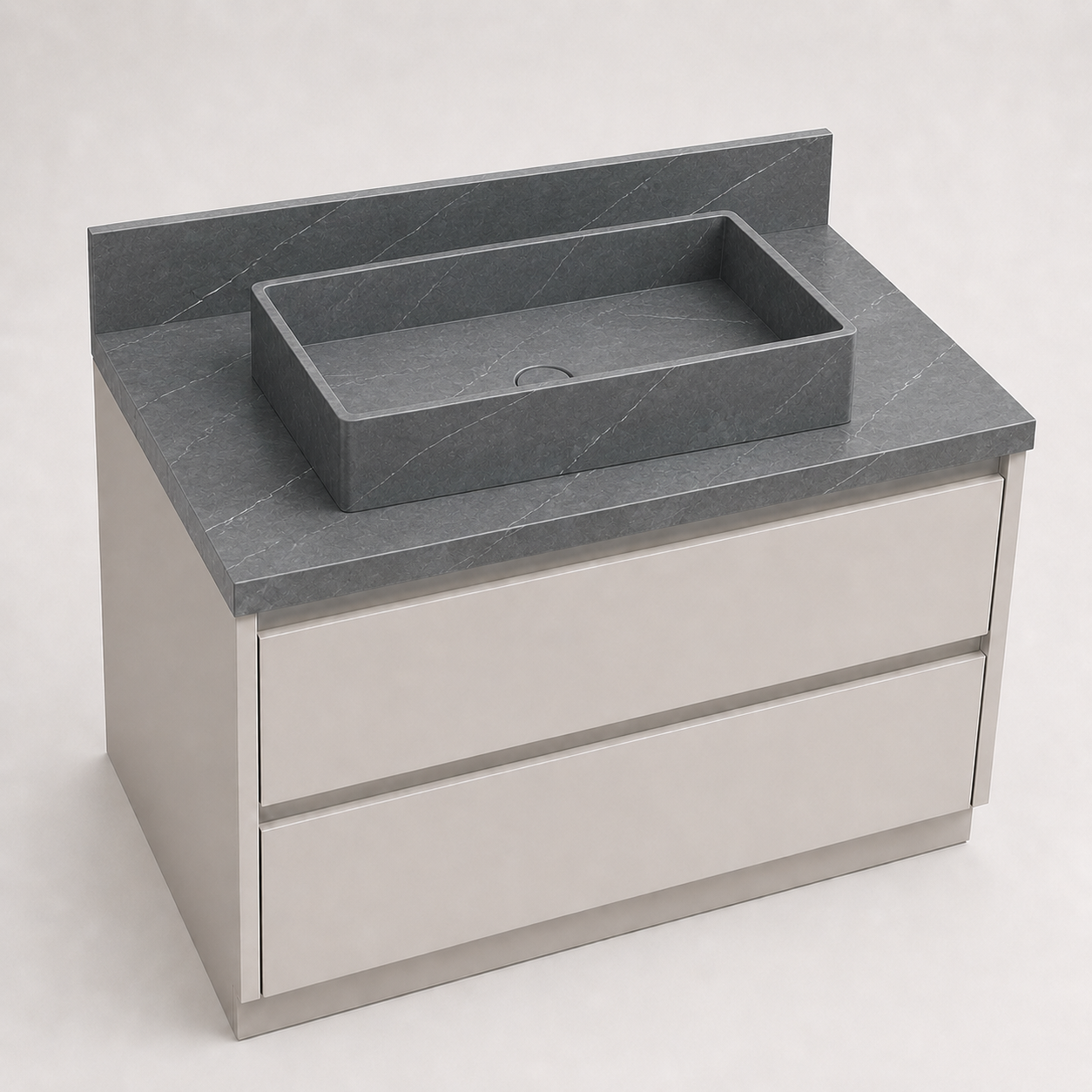 "The Sculpted Vessel" - Integrated Raised Vessel Bowl