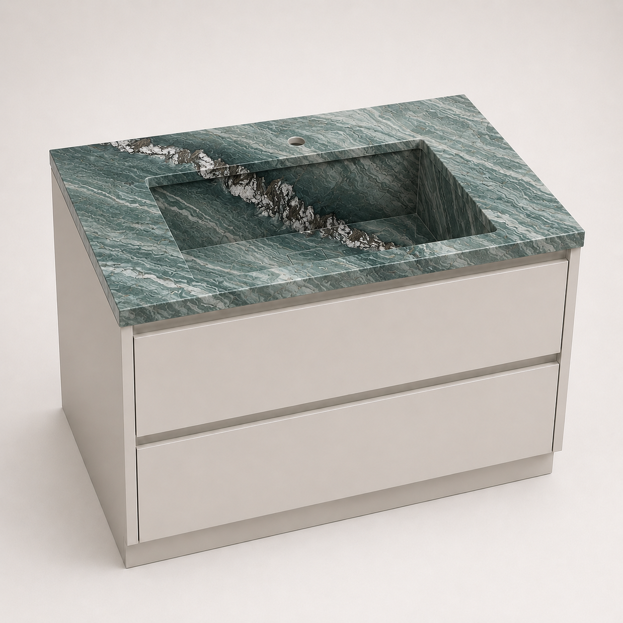"The Seamless Kitchen" - Single-Bowl Seamless Sink