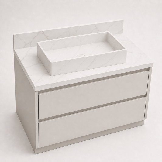 "The Sculpted Vessel" - Integrated Raised Vessel Bowl