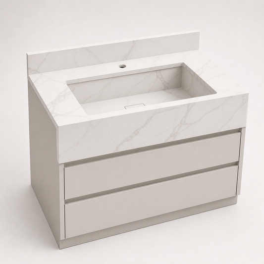 "The Statement Apron" - Apron-Front Integrated Sink