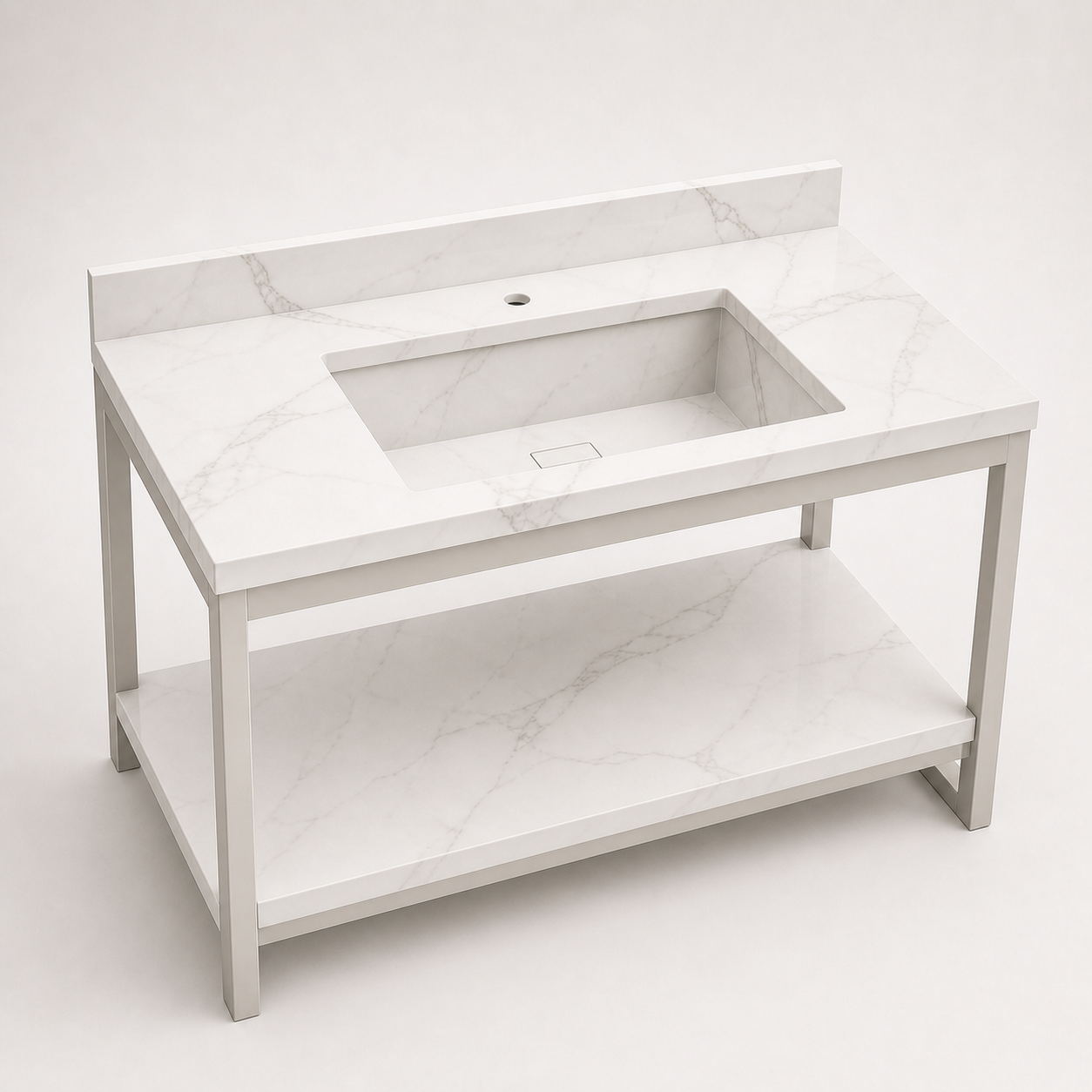 "The Boutique Console" - Integrated Console / Shelf Sink