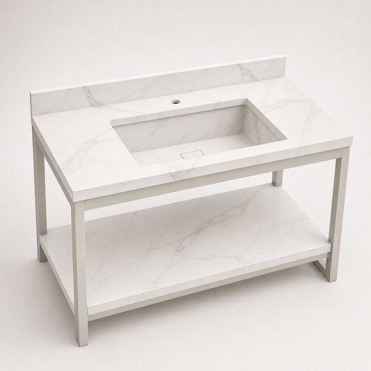 "The Boutique Console" - Integrated Console / Shelf Sink