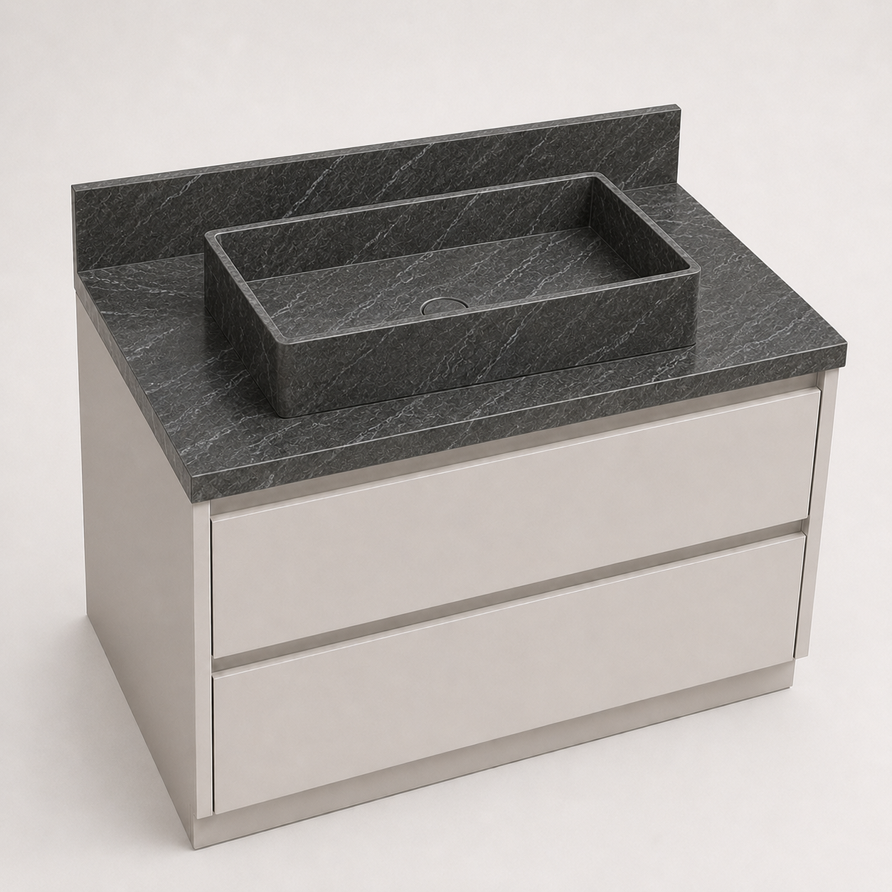 "The Sculpted Vessel" - Integrated Raised Vessel Bowl