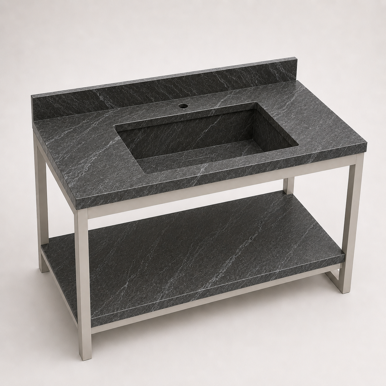 "The Boutique Console" - Integrated Console / Shelf Sink
