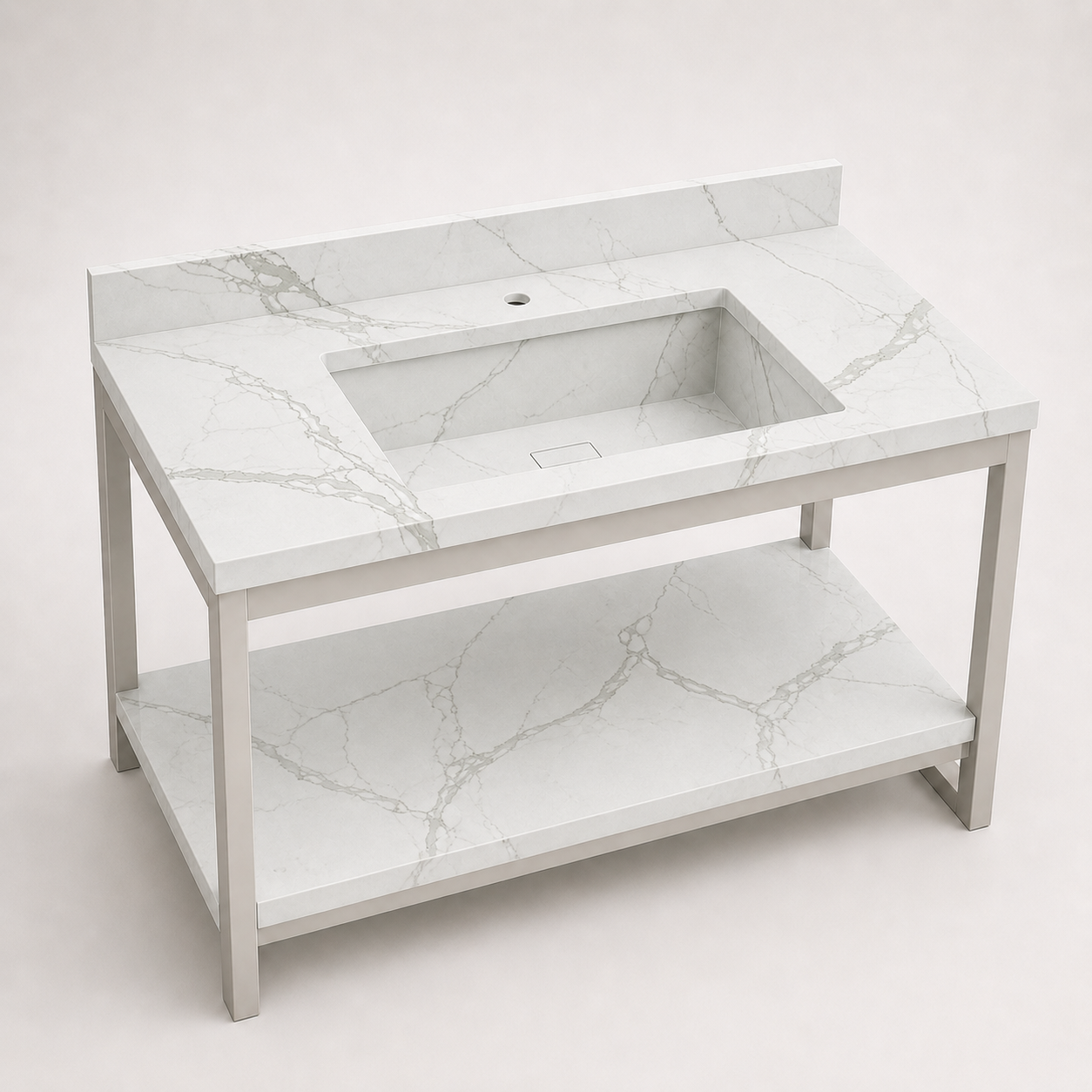 "The Boutique Console" - Integrated Console / Shelf Sink