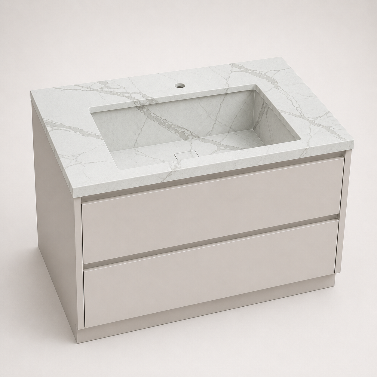 "The Seamless Kitchen" - Single-Bowl Seamless Sink