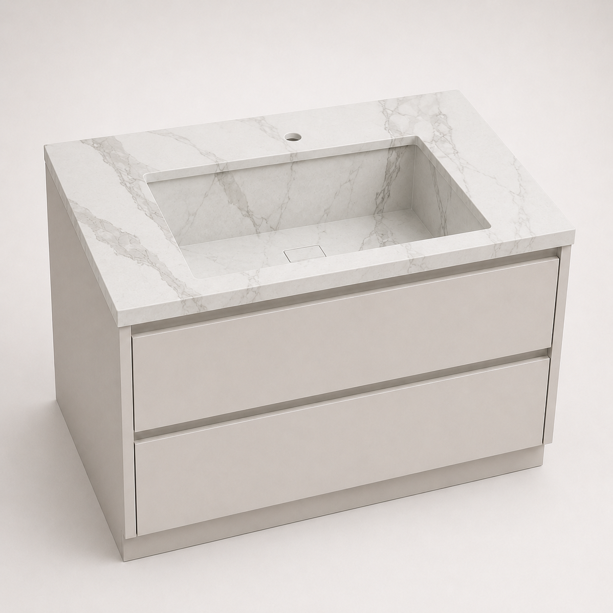 "The Seamless Kitchen" - Single-Bowl Seamless Sink