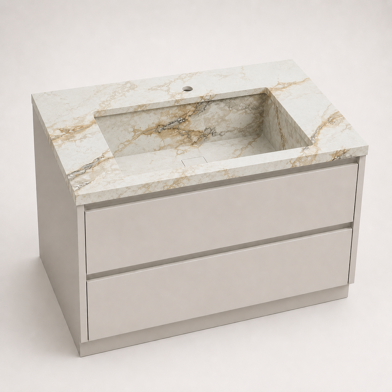 "The Seamless Kitchen" - Single-Bowl Seamless Sink
