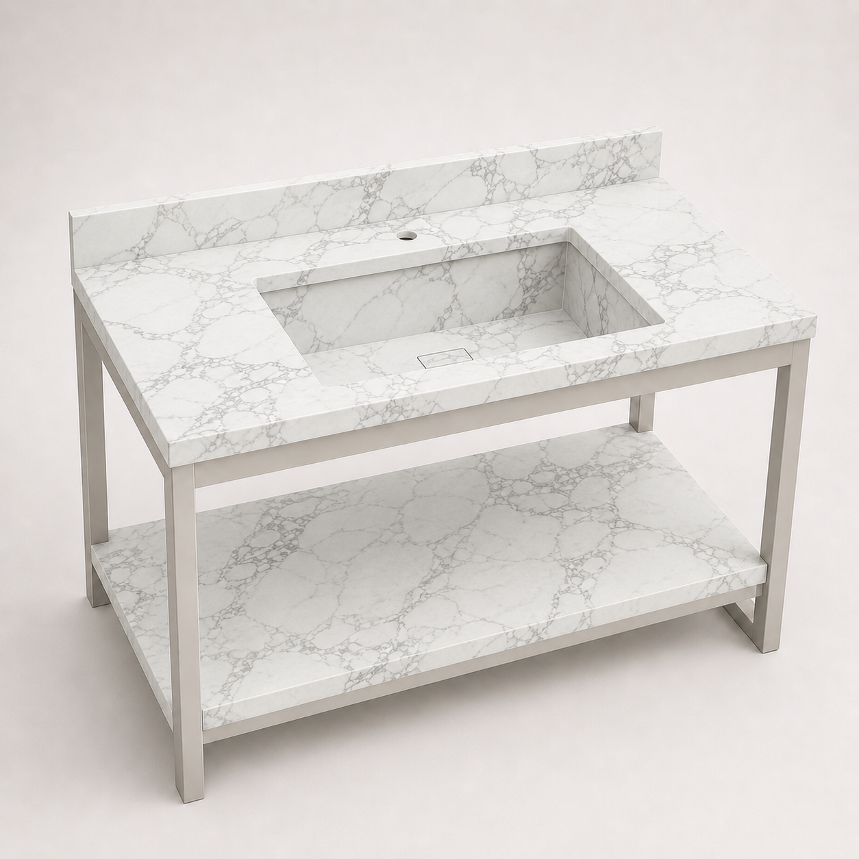 "The Boutique Console" - Integrated Console / Shelf Sink