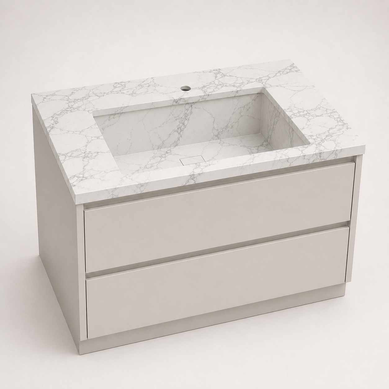 "The Seamless Kitchen" - Single-Bowl Seamless Sink