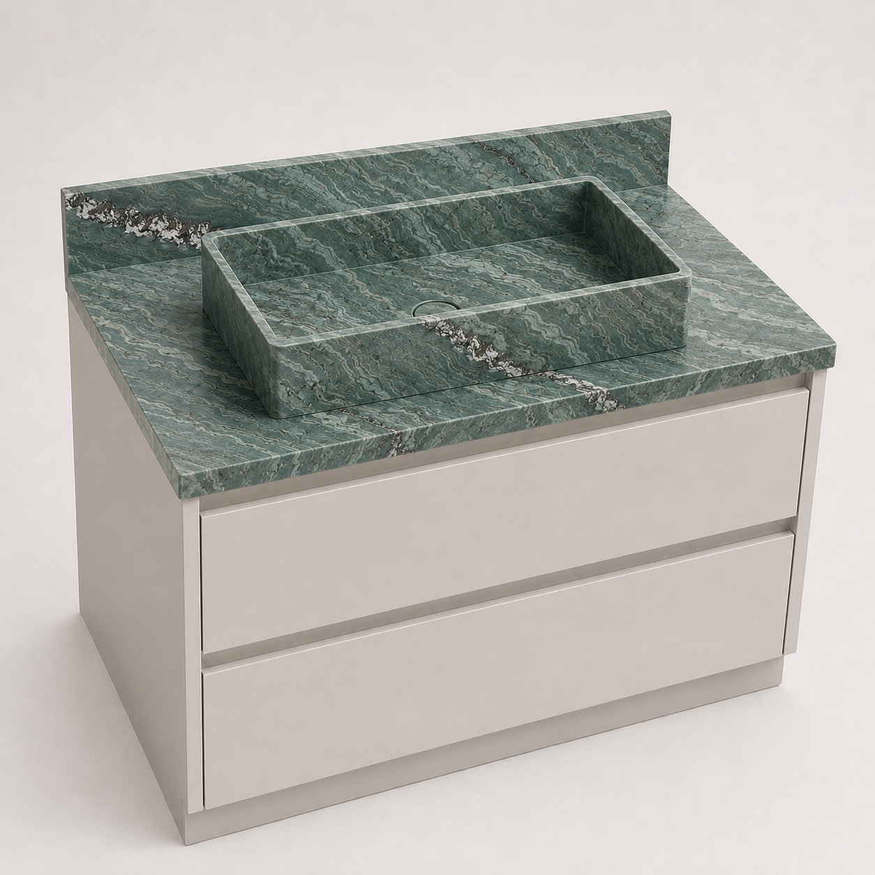 "The Sculpted Vessel" - Integrated Raised Vessel Bowl