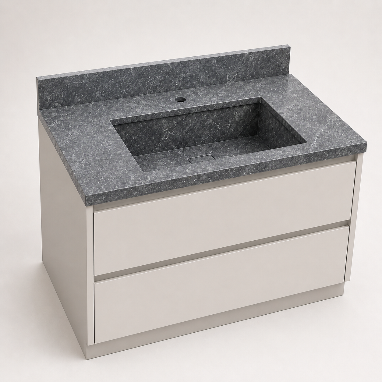 "The Classic" - Single Recessed Rectangular Basin