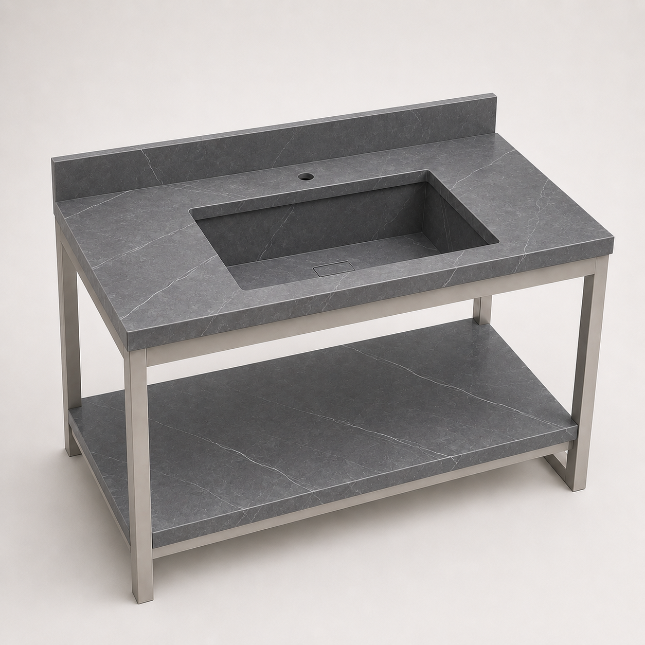 "The Boutique Console" - Integrated Console / Shelf Sink