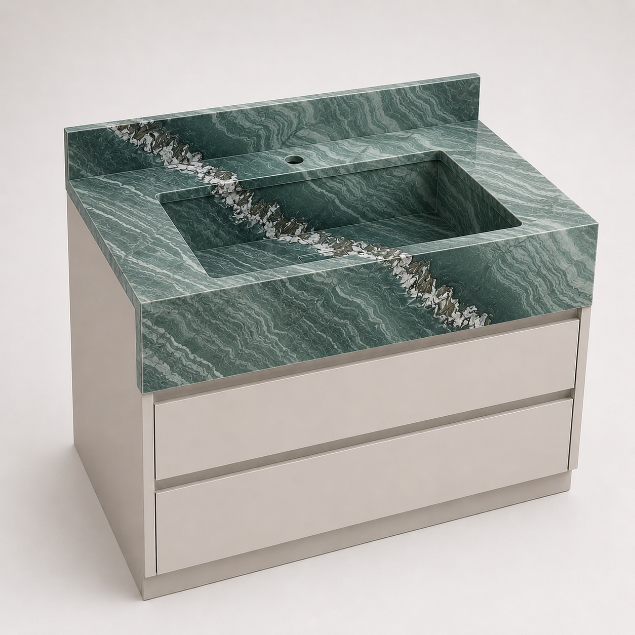 "The Statement Apron" - Apron-Front Integrated Sink