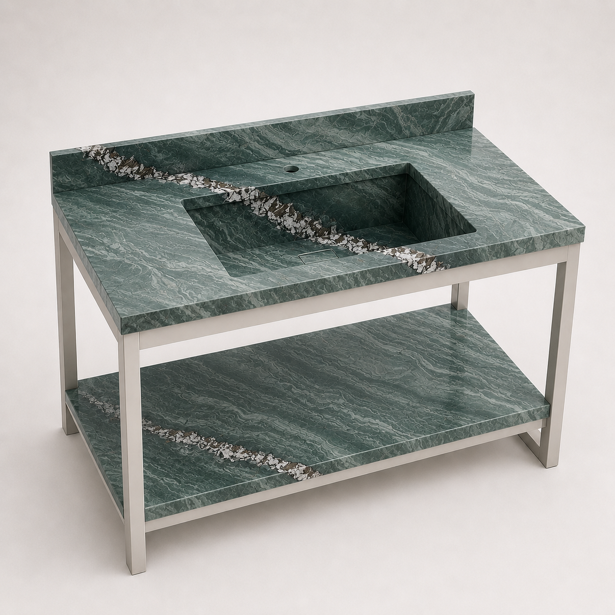 "The Boutique Console" - Integrated Console / Shelf Sink